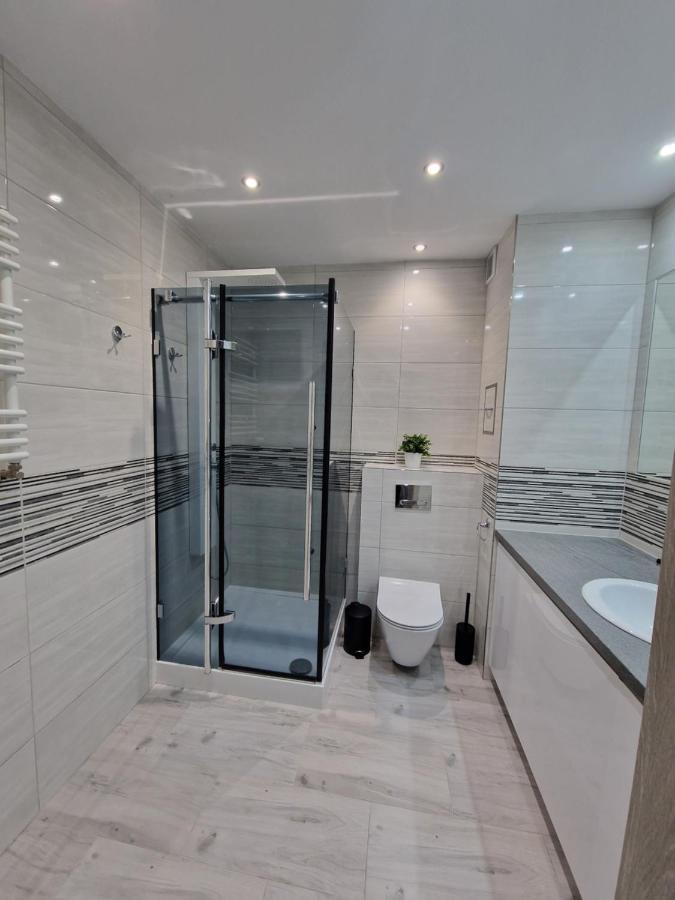 Апартаменты Apartament Pastelowy Свиноуйсьце Экстерьер фото