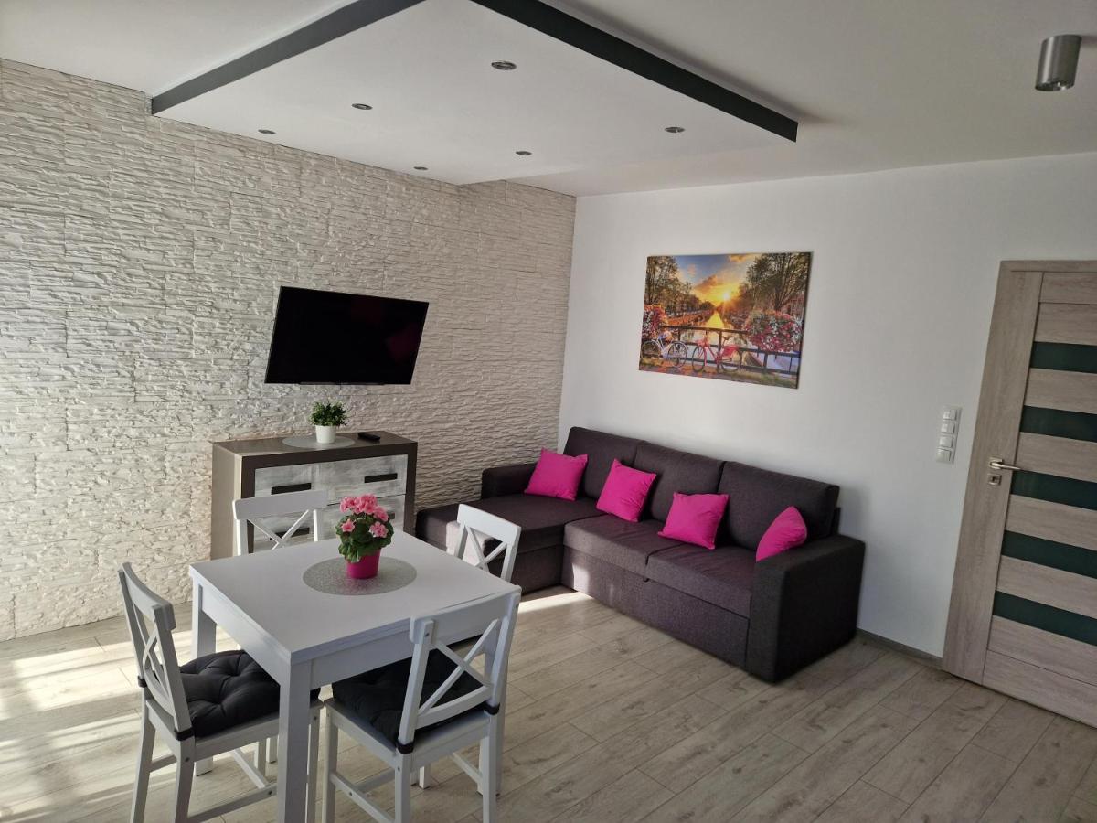 Апартаменты Apartament Pastelowy Свиноуйсьце Экстерьер фото